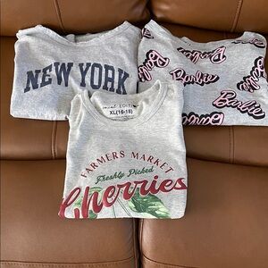 3womens short sleeve tshirts worn once